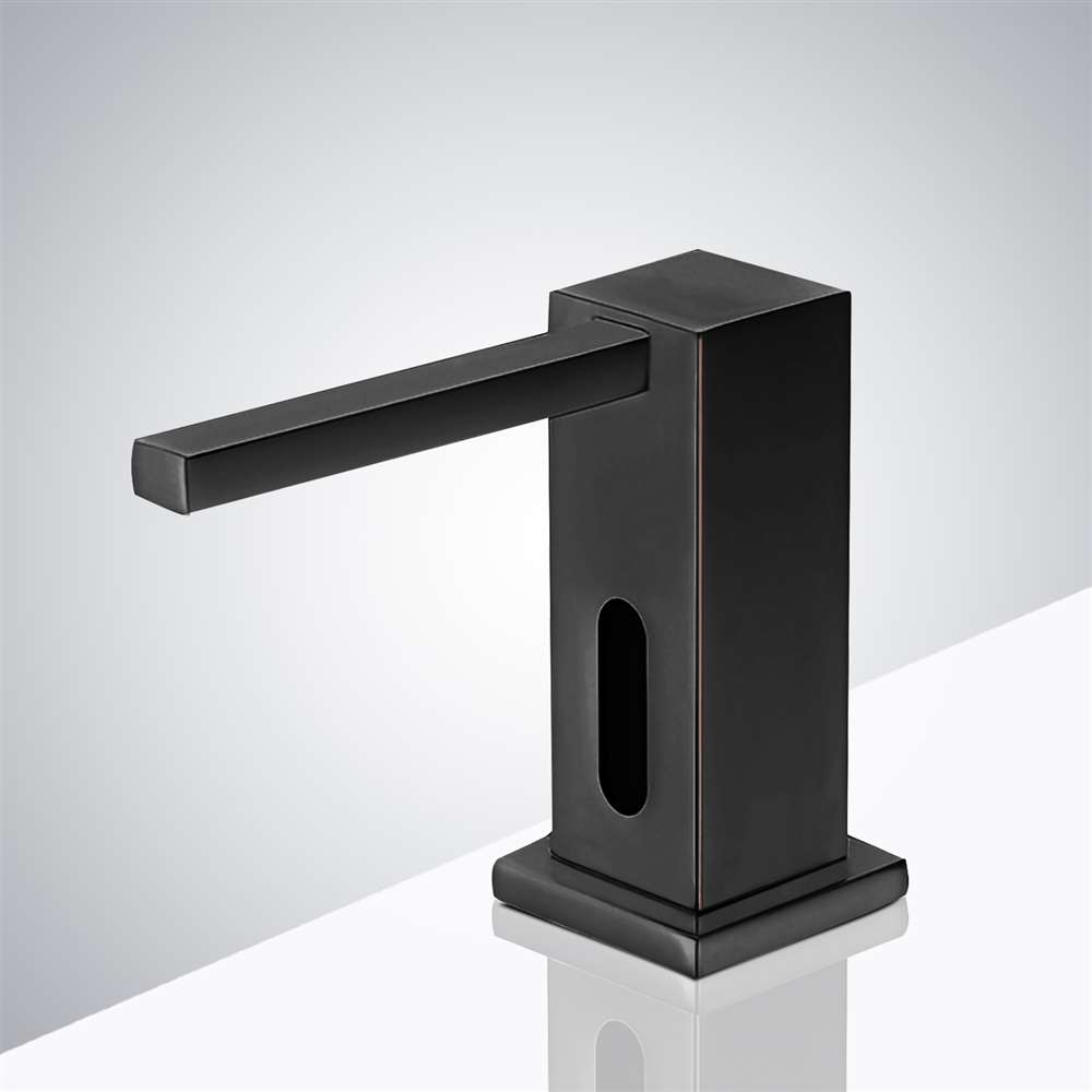 BathSelect Commercial Hands Free Dark Oil Rubbed Bronze Automatic Sensor Commercial Liquid Soap Dispenser